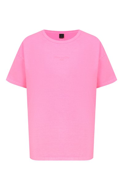 Хлопковая футболка BOGNER FIRE+ICE розового цвета по цене 10650 руб., арт. 54509608, фото 1 Хлопковая футболка BOGNER FIRE+ICE, арт. 54509608, фото 1