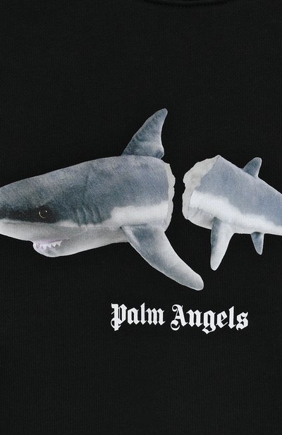 Хлопковый свитшот PALM ANGELS, арт. PBBA001C99FLE002, фото 3