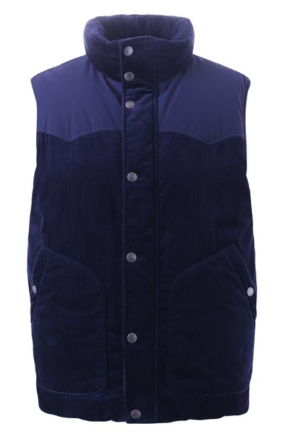 Мужской пуховый жилет из вельвета BRUNELLO CUCINELLI, арт. MY4751777