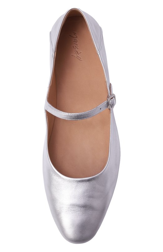Кожаные балетки Strascico Marsell MW8526/P032 Серебряный  MW8526/P032 Фото 6
