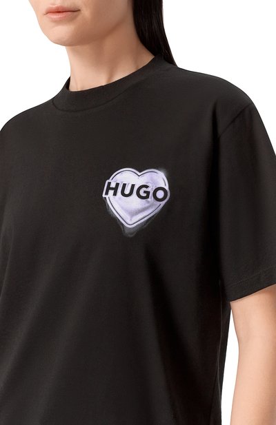 Хлопковая футболка HUGO, арт. 50534545, фото 5