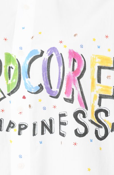 Хлопковая рубашка VETEMENTS, арт. SS20SH281 1006/W/WHITE, фото 5