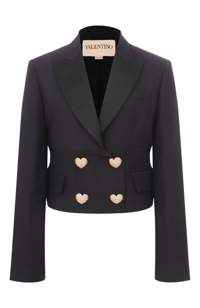 Женский жакет из шерсти и шелка VALENTINO, арт. 7B3CE4E5/1CF