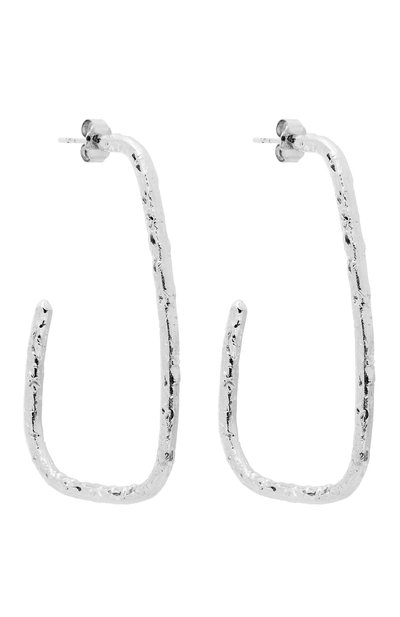 Серьги false circle SEVENWORLDS серебряного цвета по цене 20500 руб., арт. SW704/2, фото 3 Серьги false circle SEVENWORLDS, арт. SW704/2, фото 3