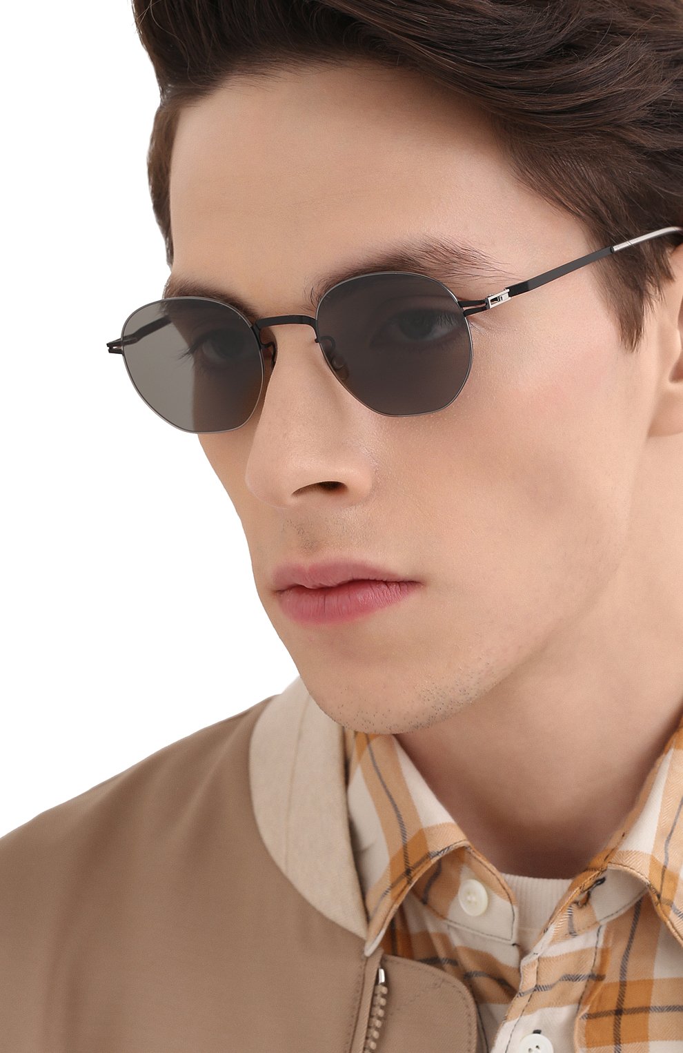 Солнце защитные очки MYKITA, арт. WATARU/SILVER/BLACK/GREY S0LID 052, фото 3