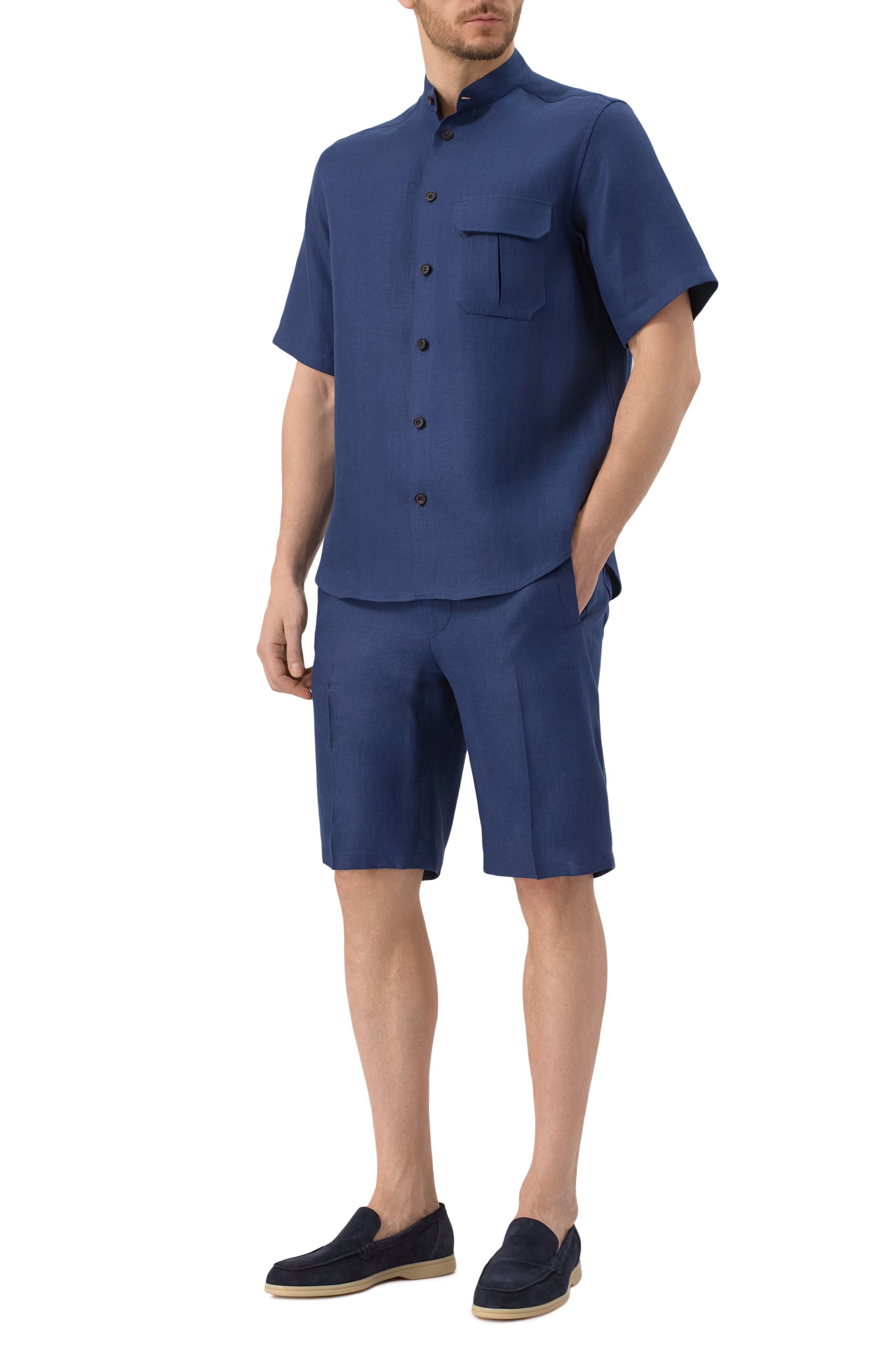 Льняная рубашка CORNELIANI, арт. 25I207-2514108, фото 2