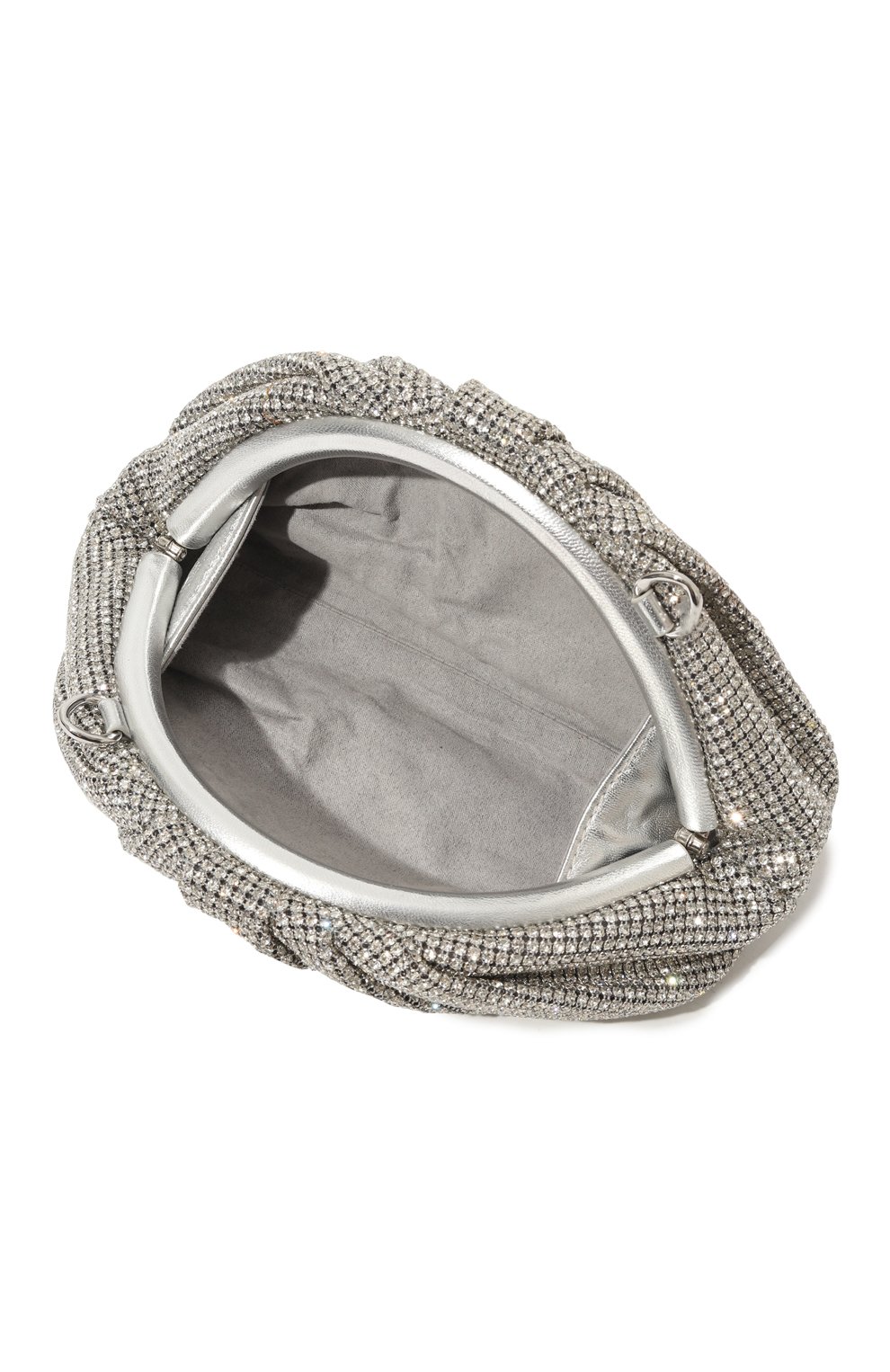 Клатч jaala CULT GAIA серебряного цвета по цене 52750 руб., арт. CB2977, фото 5 Клатч jaala CULT GAIA, арт. CB2977, фото 5