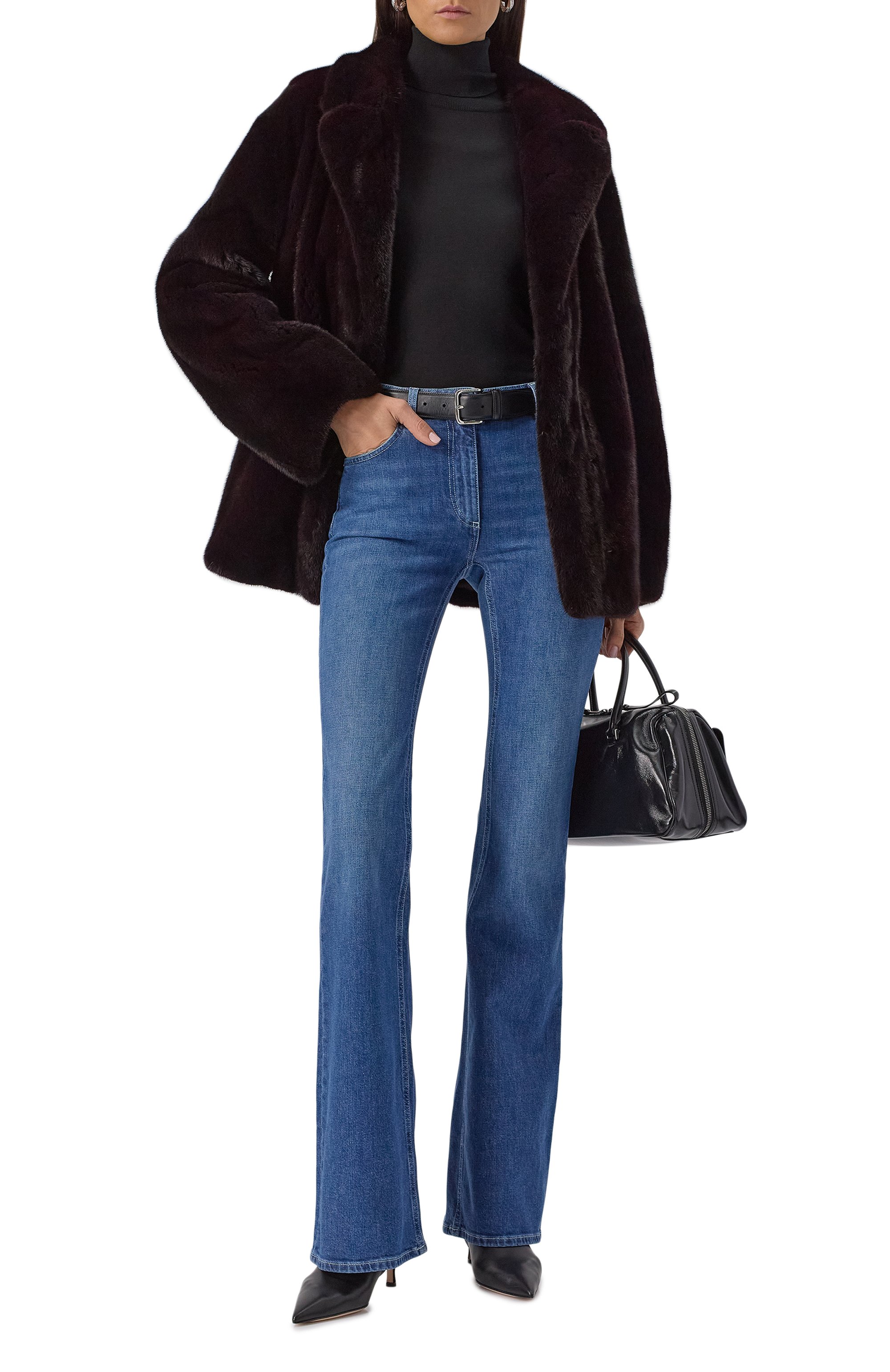 Кожаные ботильоны KITON, арт. D60828K0901F11, фото 3