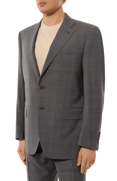 Шерстяной костюм CANALI, арт. 11220/10/FC05193, фото 4