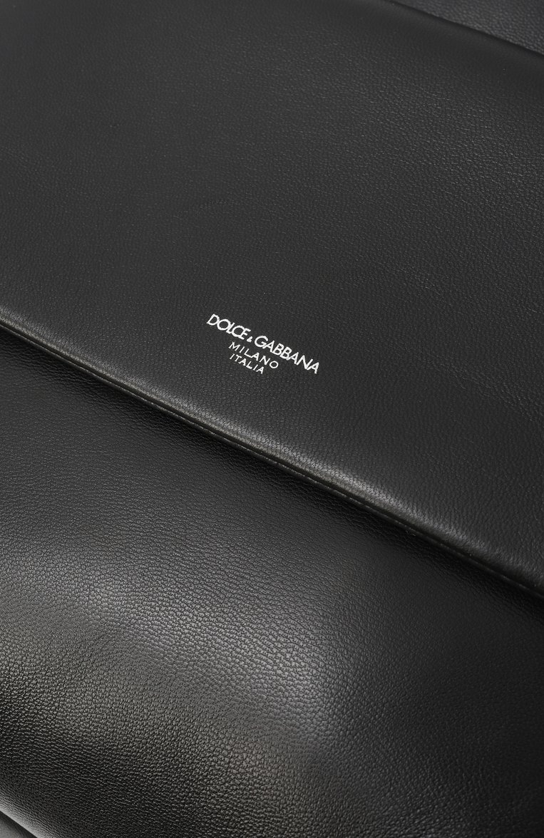 Мужской рюкзак DOLCE & GABBANA черного цвета, арт. BM2433/AF984 | Фото 3 (Размер: large; Материал: Натуральная кожа; Сумки-технические: Рюкзаки - большие; Стили: Классический)