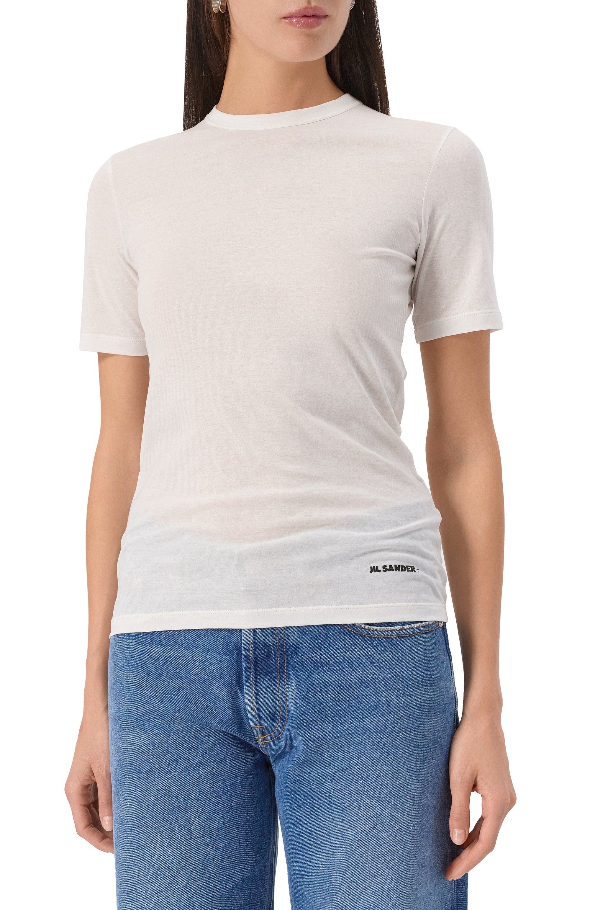 Хлопковая футболка JIL SANDER, арт. J40GC0146/J45031, фото 3