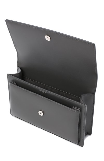 Сумка SAINT LAURENT темно-серого цвета по цене 271000 руб., арт. 634723/D420N, фото 4 Сумка SAINT LAURENT, арт. 634723/D420N, фото 4