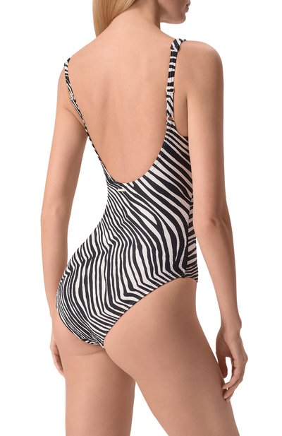 Слитный купальник SEA LEVEL черно-белого цвета по цене 19700 руб., арт. SL1083ZE, фото 3 Слитный купальник SEA LEVEL, арт. SL1083ZE, фото 3