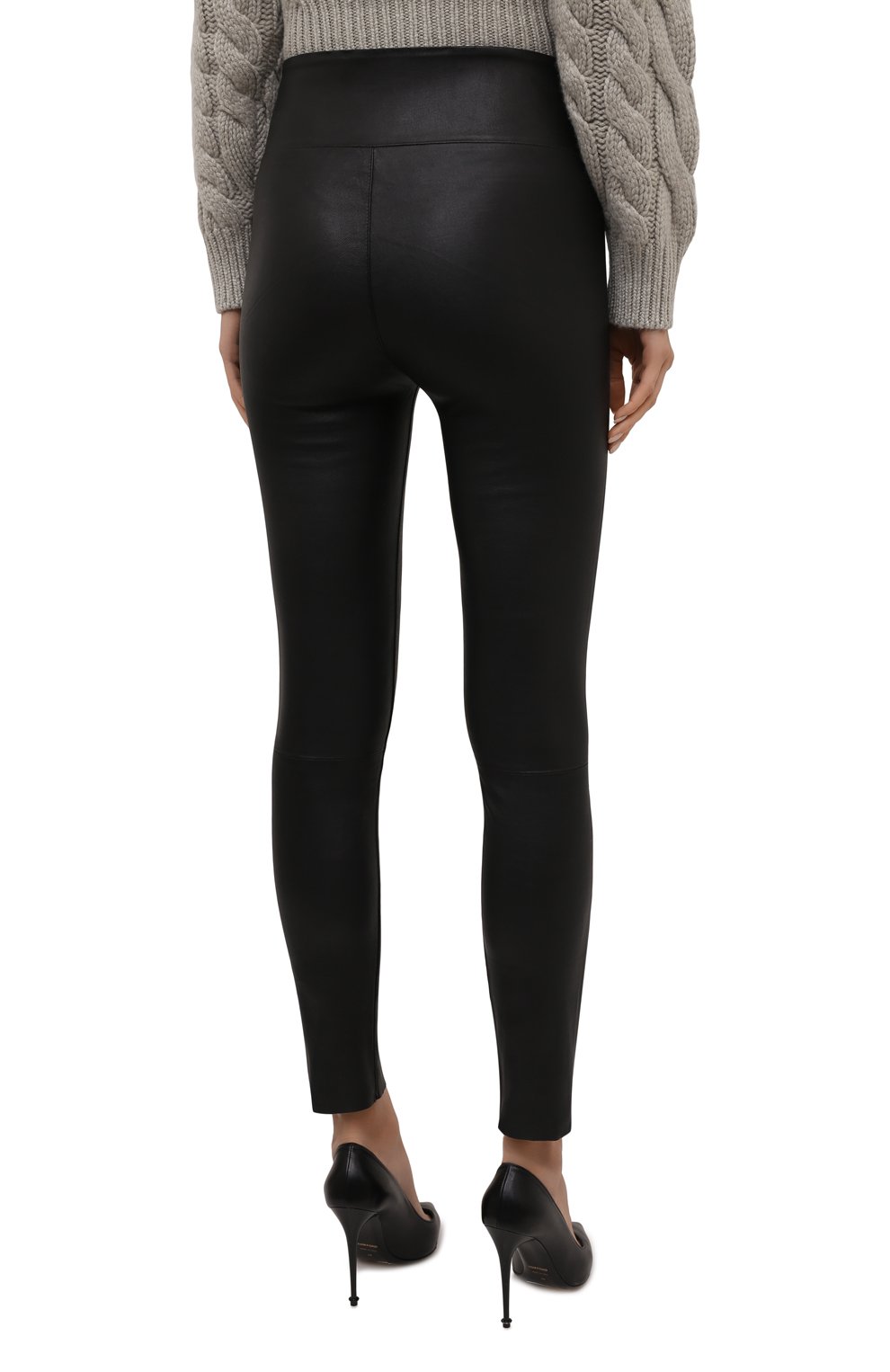 Кожаные легинсы SPRWMN, арт. ANK-003-L/ANKLE LEGGING, фото 4