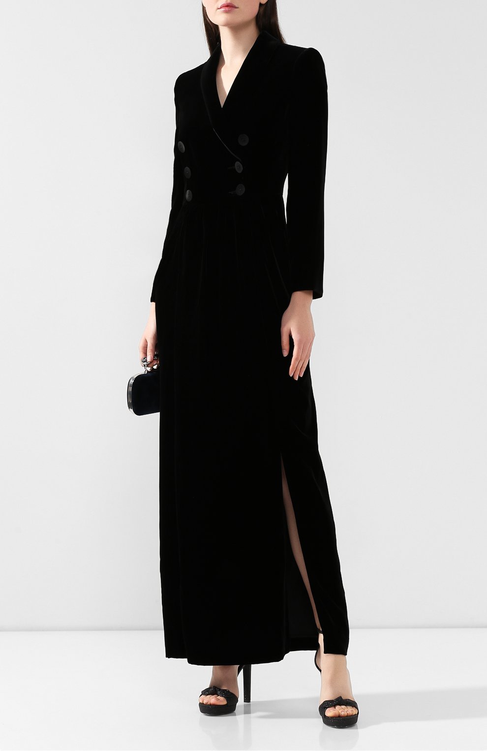 Платье из смеси вискозы и шелка GIORGIO ARMANI, арт. 9WHVA03B/T0024, фото 2