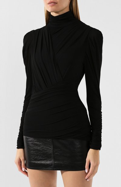 Водолазка из вискозы ISABEL MARANT черного цвета по цене 68950 руб., арт. HT1535-19A027I/JALF0RD, фото 3 Водолазка из вискозы ISABEL MARANT, арт. HT1535-19A027I/JALF0RD, фото 3
