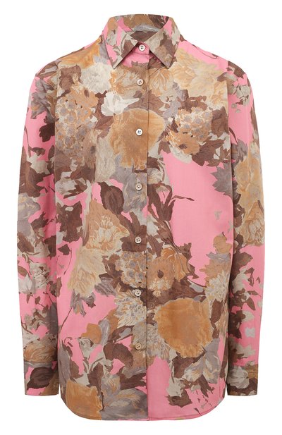 Женская хлопковая рубашка DRIES VAN NOTEN, арт. 232-010702-7100