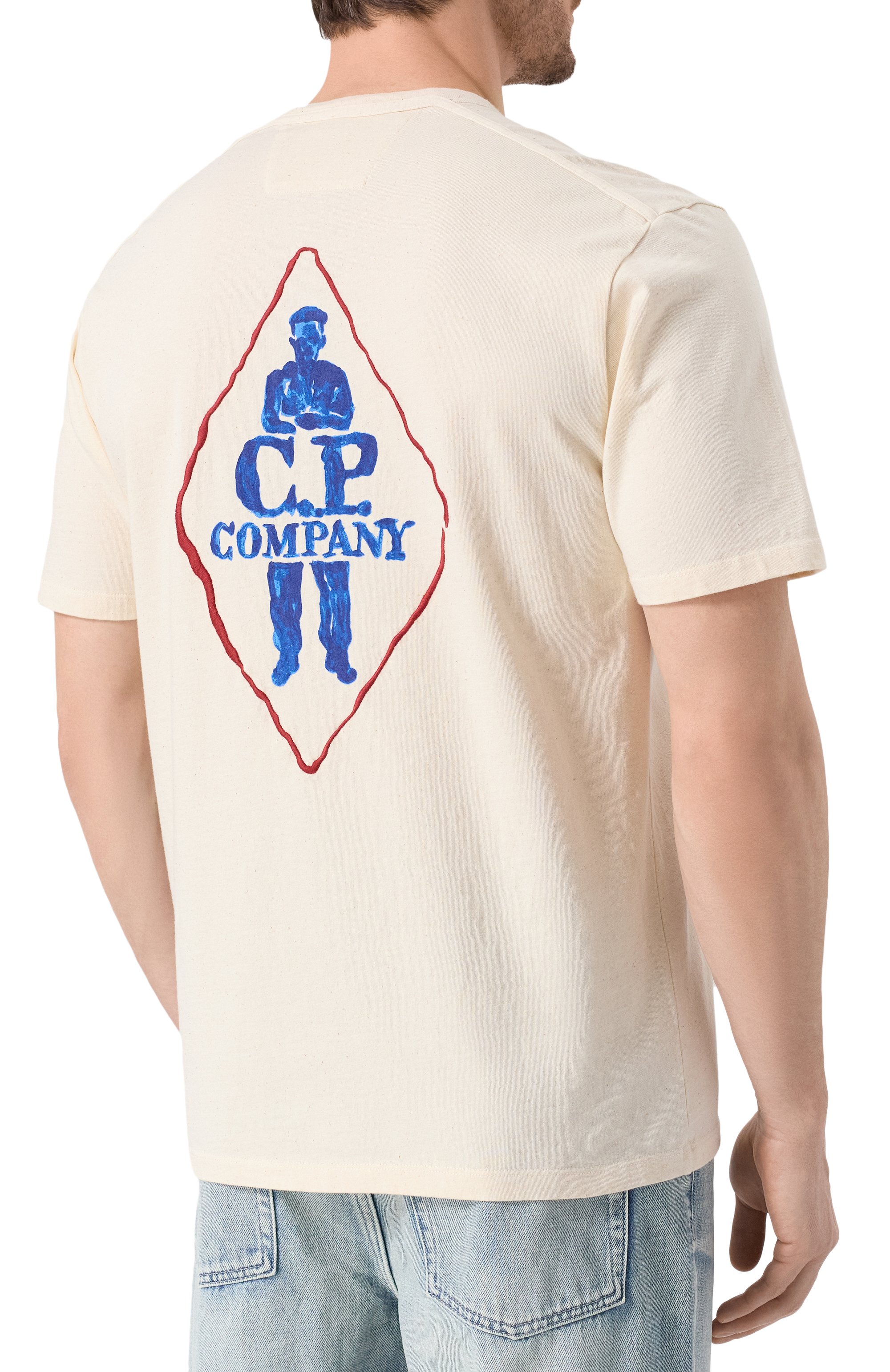 Хлопковая футболка C.P. COMPANY, арт. 18CMTS252A110094W, фото 4