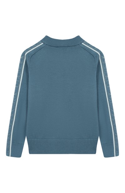 Хлопковый кардиган EMPORIO ARMANI тёмно-голубого цвета по цене 17250 руб., арт. EB001218/AF23410, фото 2 Хлопковый кардиган EMPORIO ARMANI, арт. EB001218/AF23410, фото 2