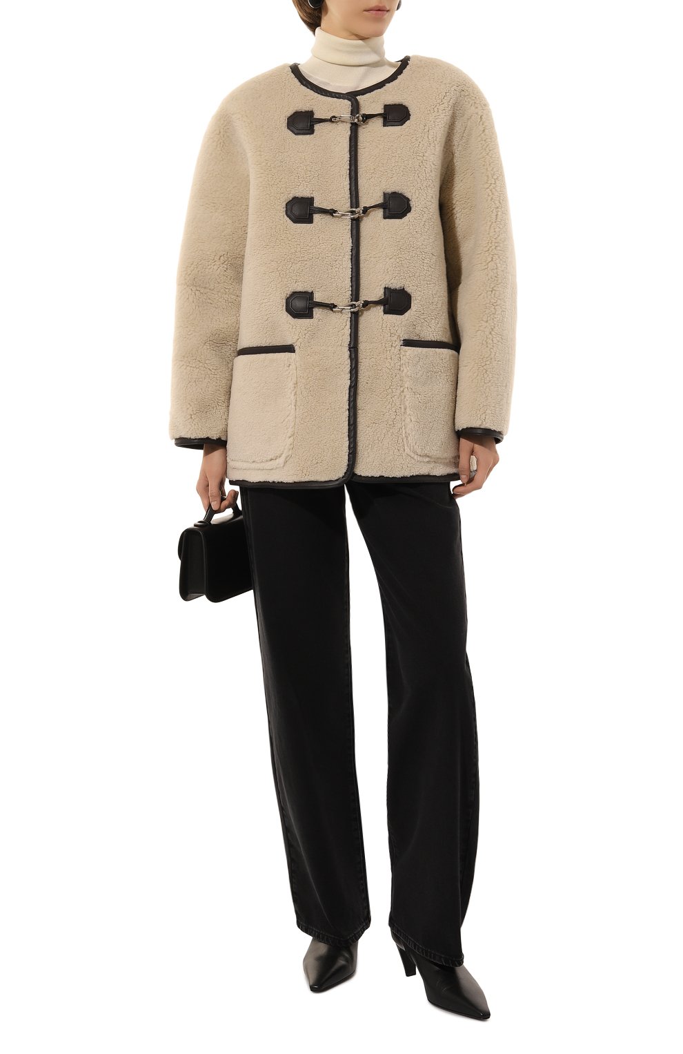 Дубленка DUNST кремового цвета по цене 38050 руб., арт. UDJU4D223CR, фото 2 Дубленка DUNST, арт. UDJU4D223CR, фото 2