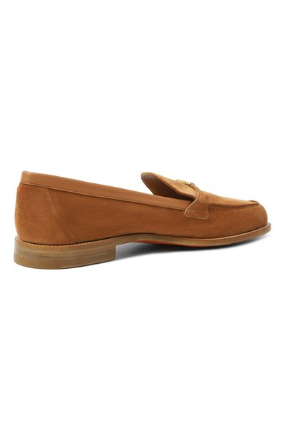 Замшевые лоферы SANTONI, арт. WUWG72069BA2SHMF, фото 5