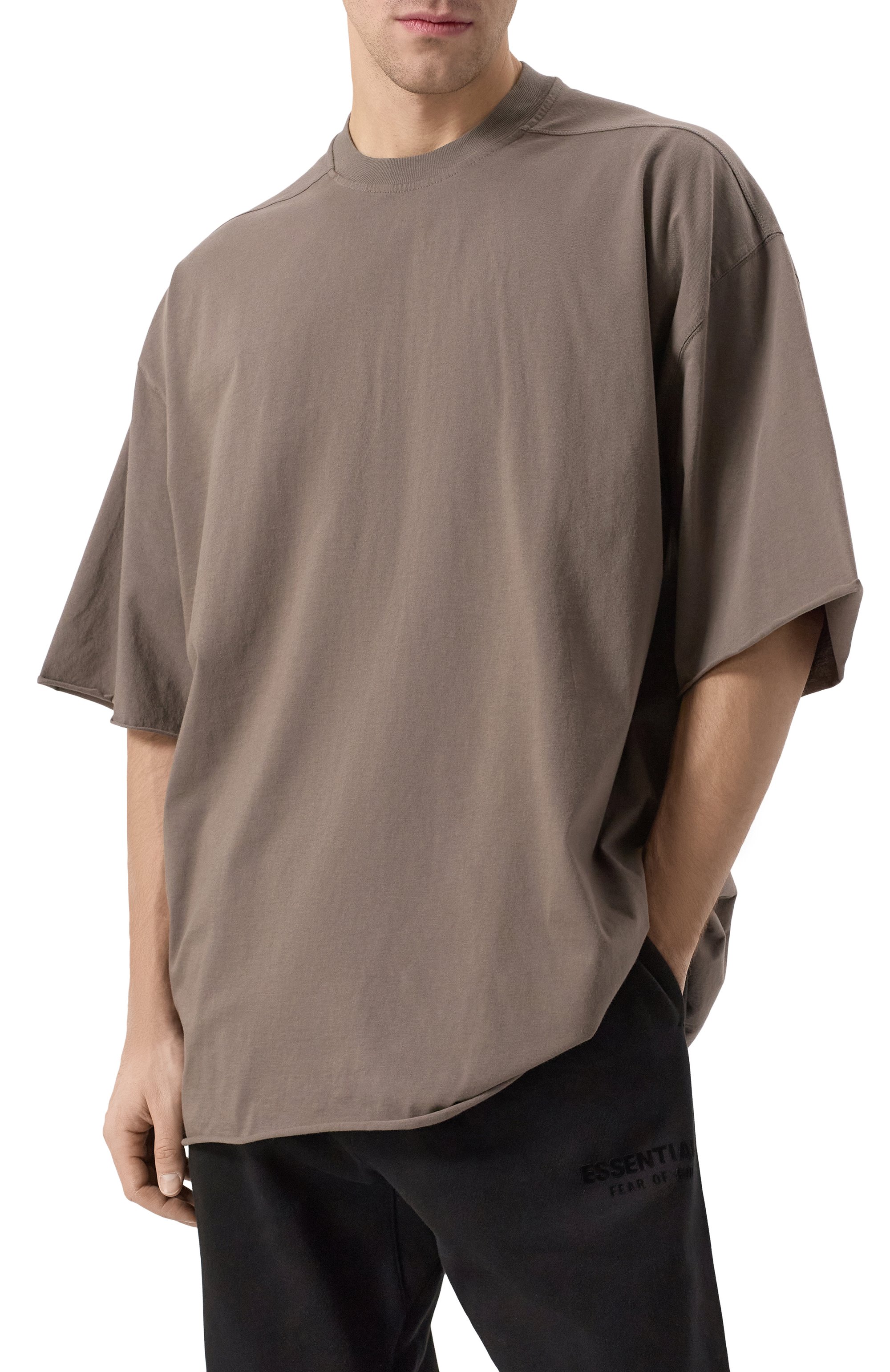 Хлопковая футболка RICK OWENS, арт. RP01E7204/JA, фото 3