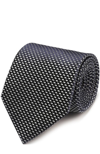 Мужской шелковый галстук с узором ZEGNA, арт. Z9D661L8