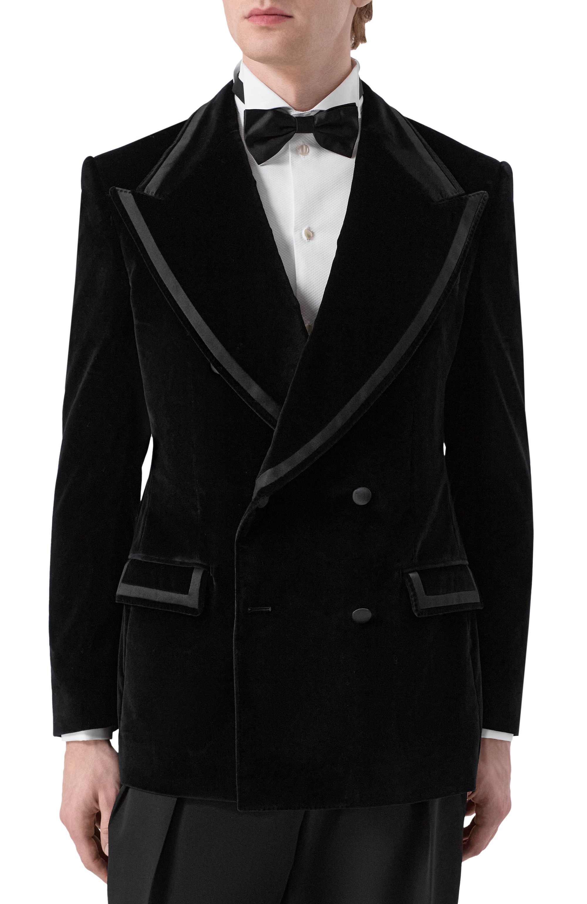 Бархатный пиджак DOLCE & GABBANA, арт. G2V08T/FUVG7, фото 3