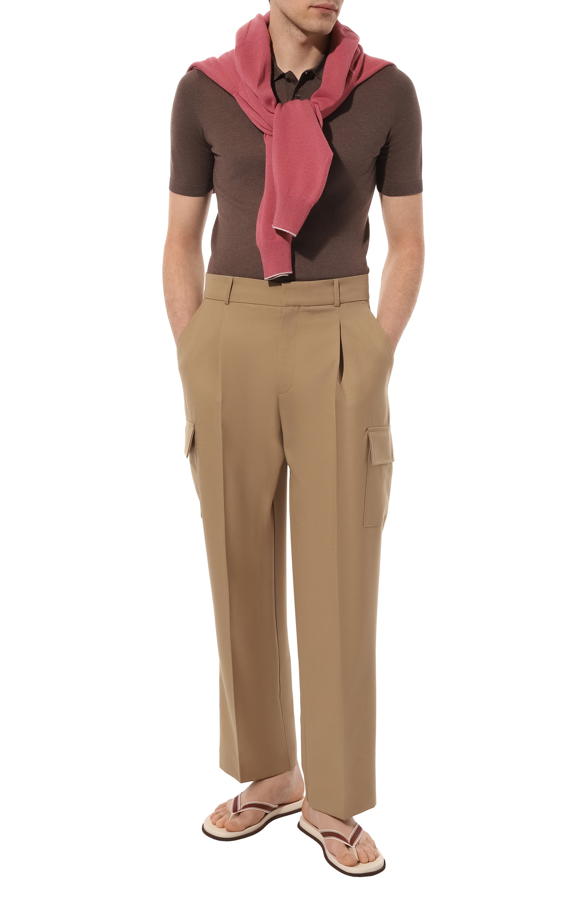 Текстильные шлепанцы BRUNELLO CUCINELLI, арт. MZUNAVH315, фото 2