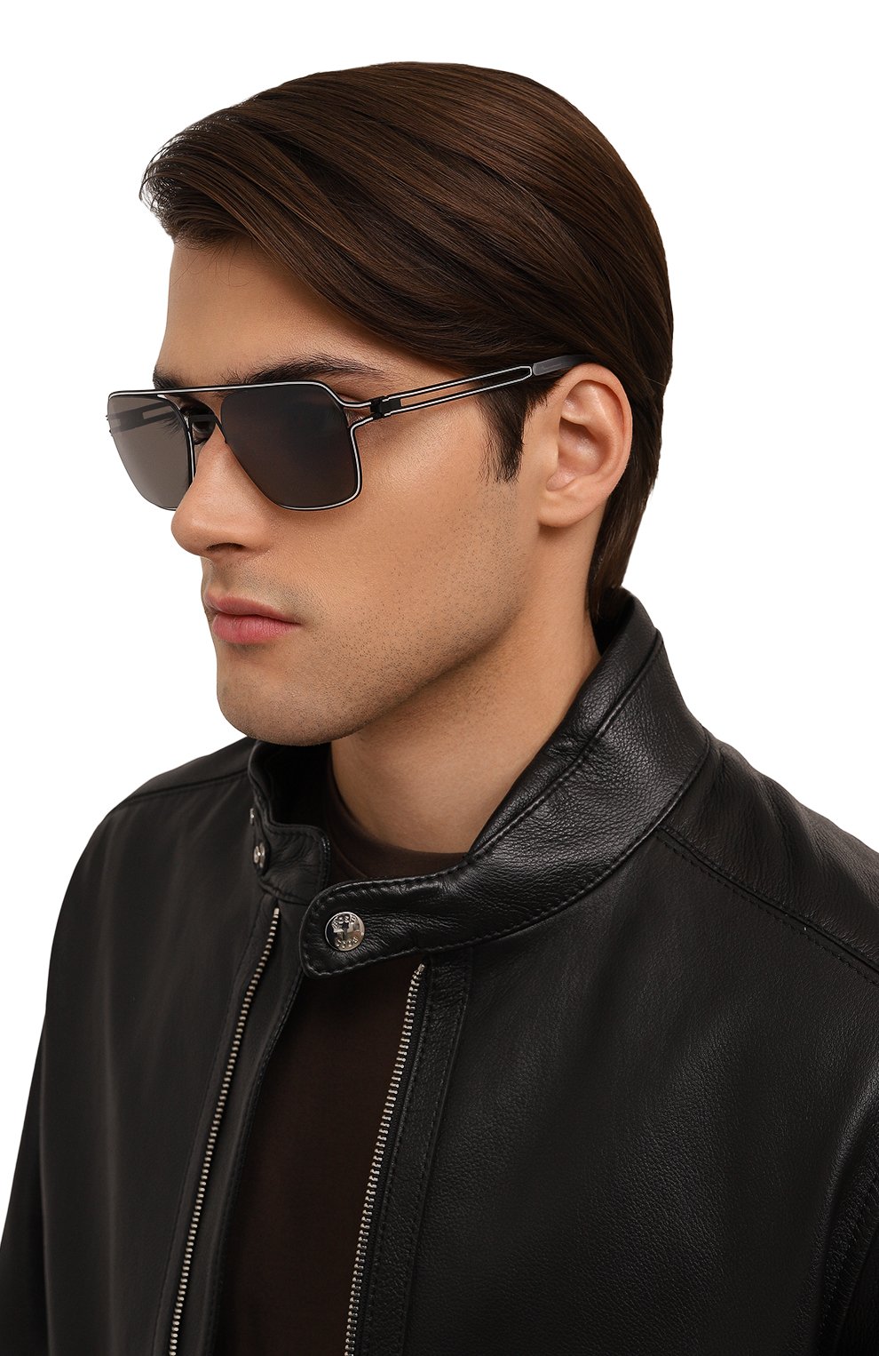 Солнцезащитные очки MYKITA черного цвета по цене 64400 руб., арт. RIKU/363, фото 2 Солнцезащитные очки MYKITA, арт. RIKU/363, фото 2