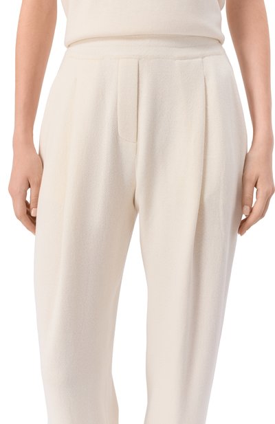 Брюки из шелка и кашемира FREEAGE кремового цвета по цене 72600 руб., арт. W26.PT122.6030.101, фото 5 Брюки из шелка и кашемира FREEAGE, арт. W26.PT122.6030.101, фото 5