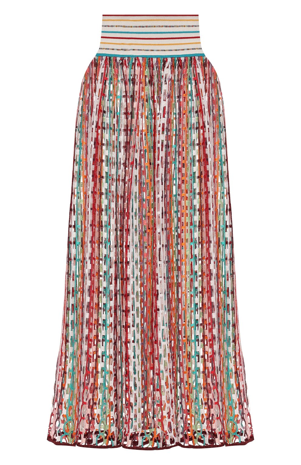 Юбка-миди MISSONI разноцветного цвета по цене 56300 руб., арт. MMH00024/BV004R, фото 1 Юбка-миди MISSONI, арт. MMH00024/BV004R, фото 1