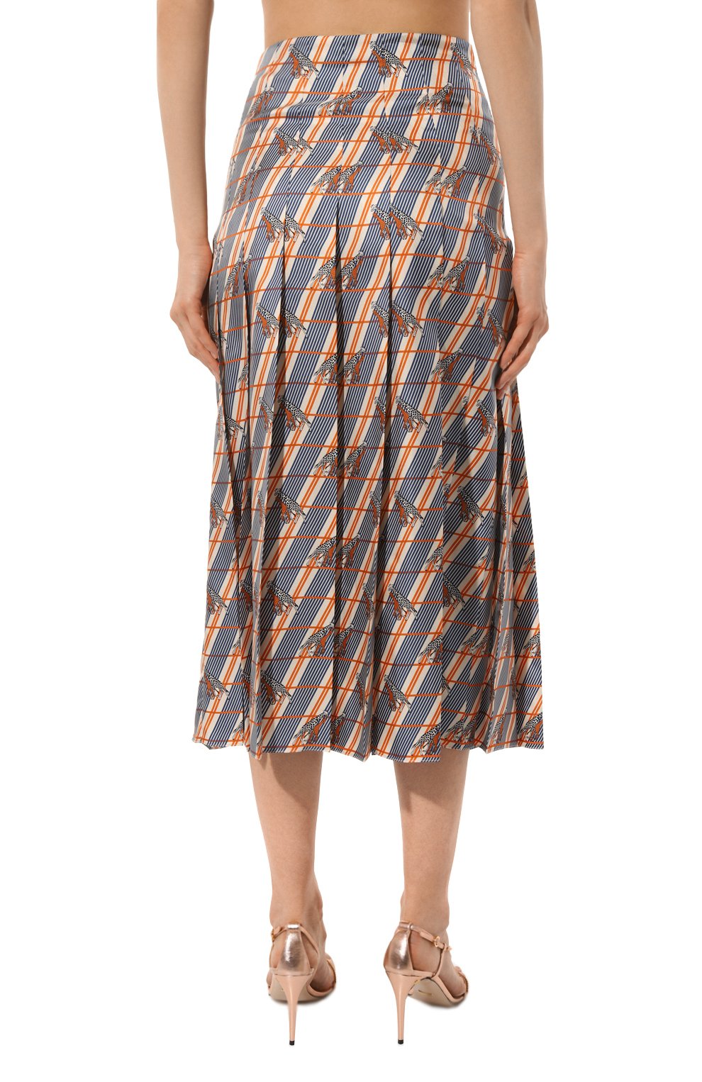 Шелковая юбка GUCCI, арт. 409370 ZAB6Q, фото 4