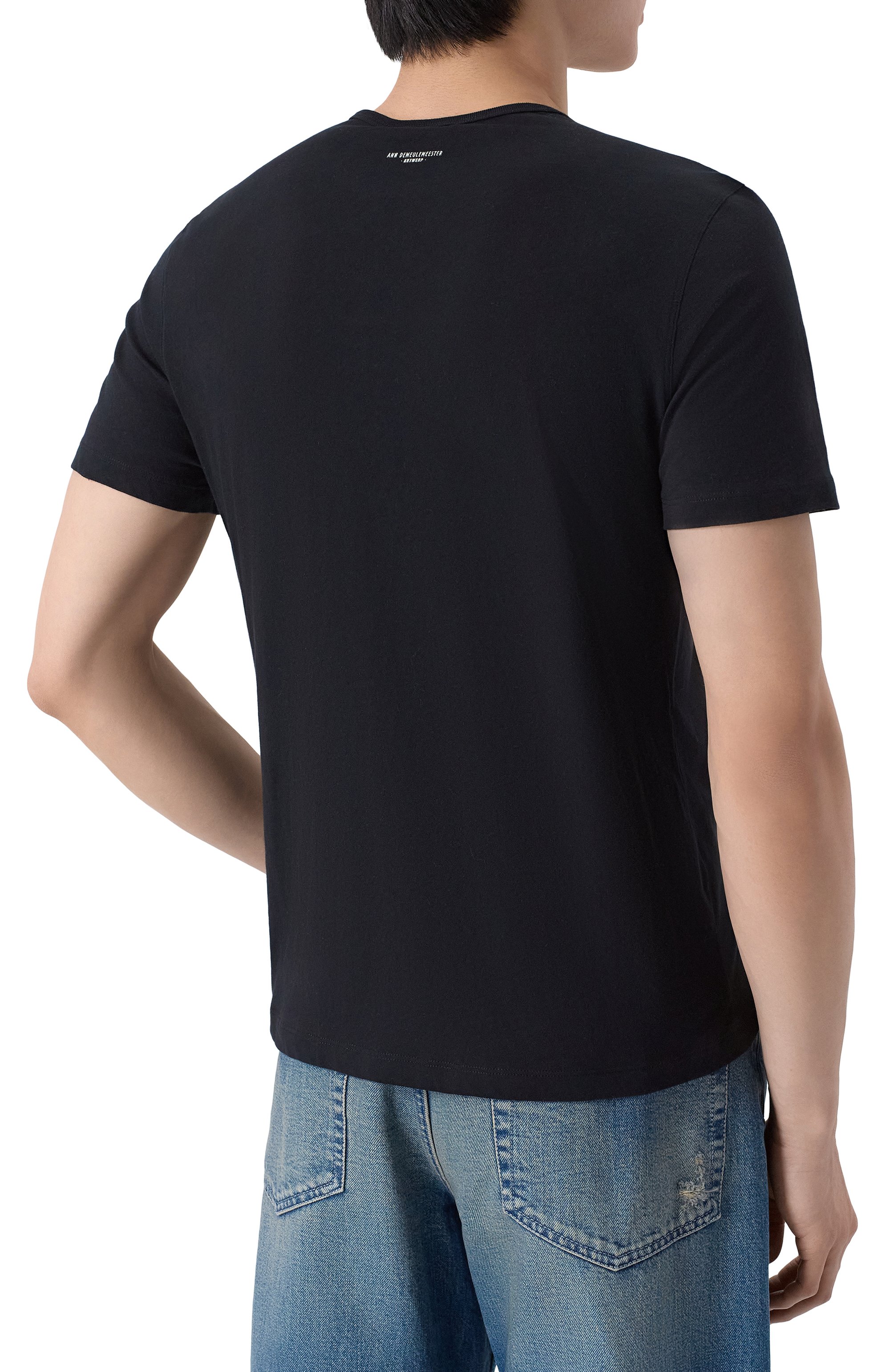 Хлопковая футболка ANN DEMEULEMEESTER, арт. B0013904/FA206, фото 4