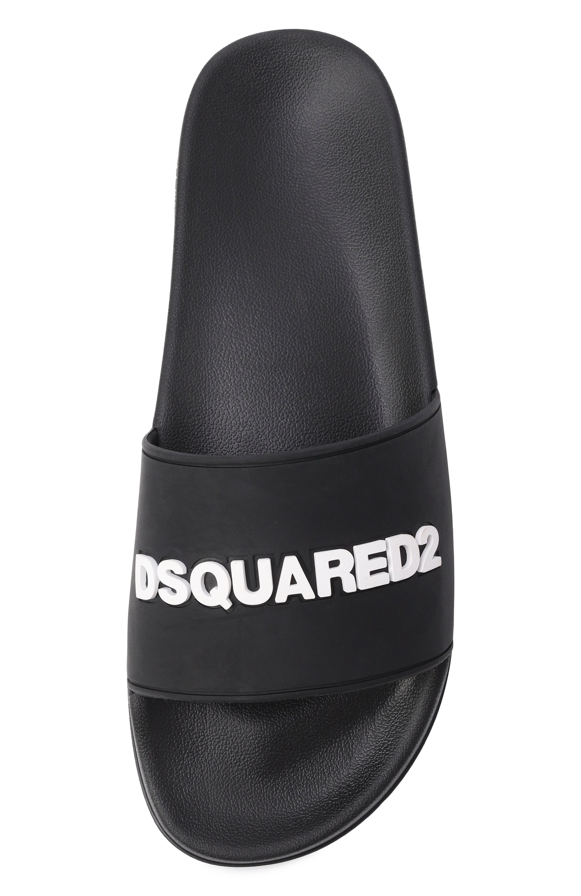 Шлепанцы DSQUARED2 черного цвета по цене 25500 руб., арт. FSM0085/17208869, фото 5 Шлепанцы DSQUARED2, арт. FSM0085/17208869, фото 5
