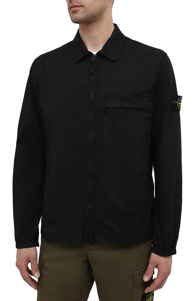 Хлопковая рубашка STONE ISLAND, арт. 741510319, фото 3