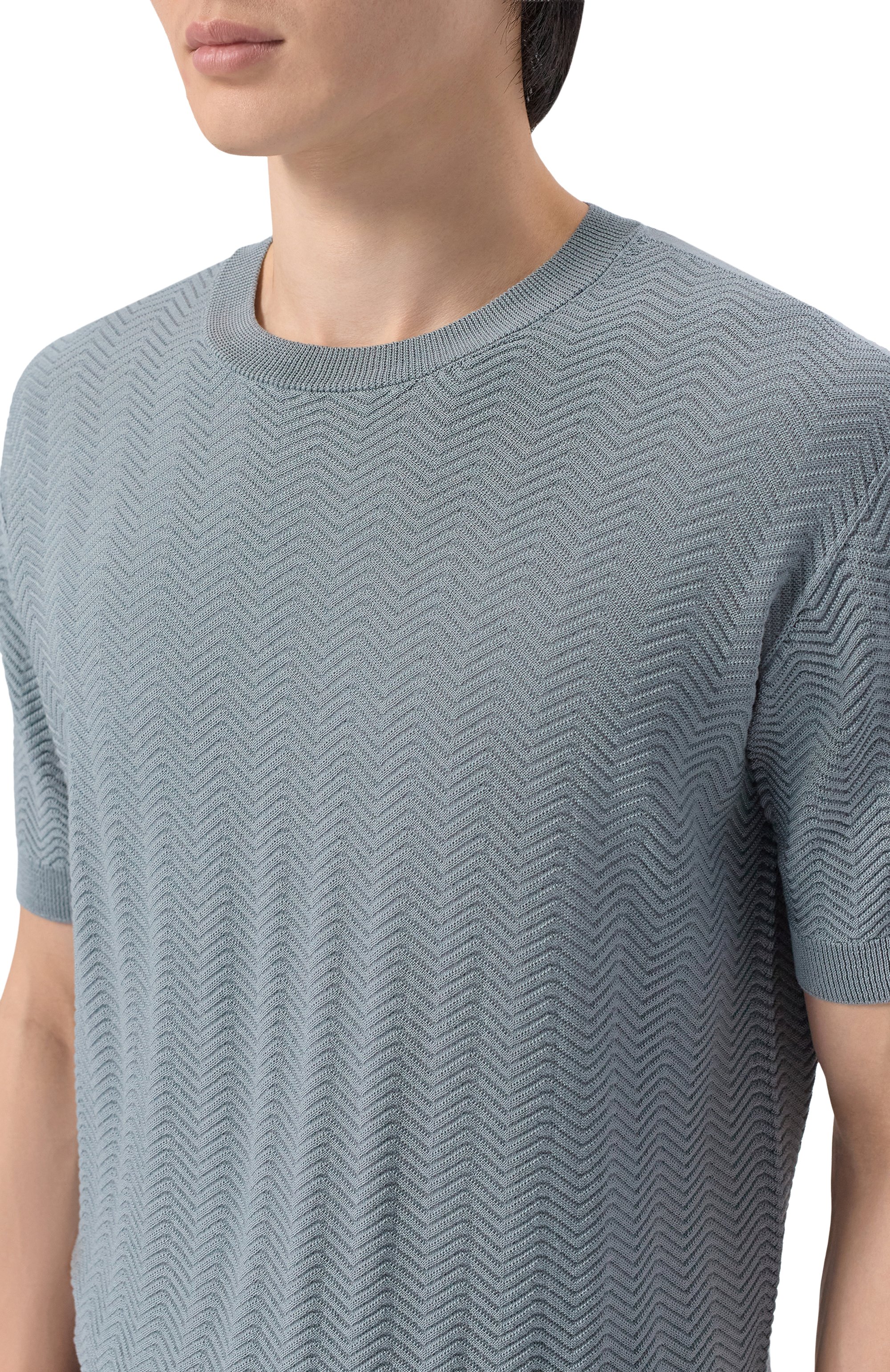 Джемпер из шелка и хлопка GIORGIO ARMANI, арт. GM003132/AF24705, фото 5