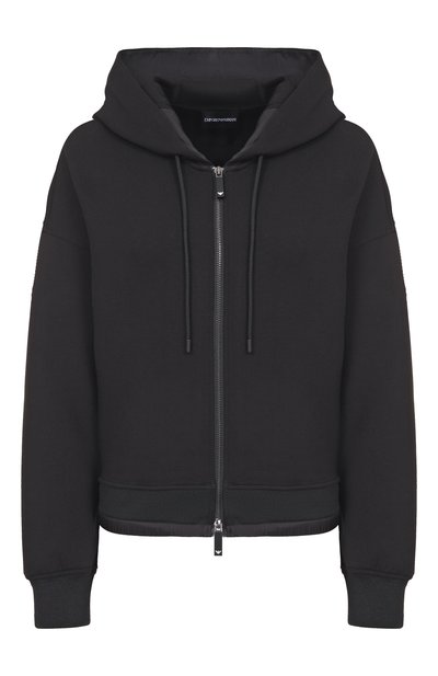 Женский хлопковая толстовка EMPORIO ARMANI, арт. EW001358/AF10002