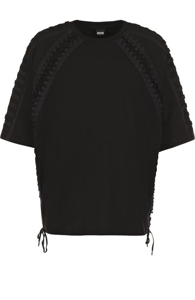 Хлопковая футболка свободного кроя с отделкой KTZ, арт. TS 08, фото 1