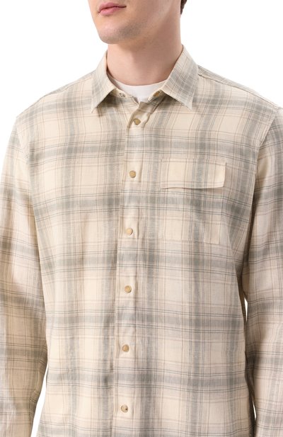 Льняная рубашка KITON, арт. UMCBUBAH0926604, фото 5