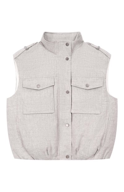 Льняной жилет BRUNELLO CUCINELLI, арт. BL104J032C