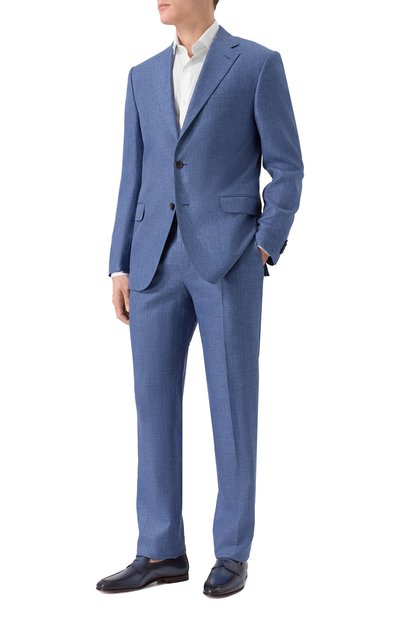 Кожаные пенни-лоферы carlos SANTONI темно-синего цвета по цене 93150 руб., арт. MCNG19044LA3SNTG, фото 2 Кожаные пенни-лоферы carlos SANTONI, арт. MCNG19044LA3SNTG, фото 2