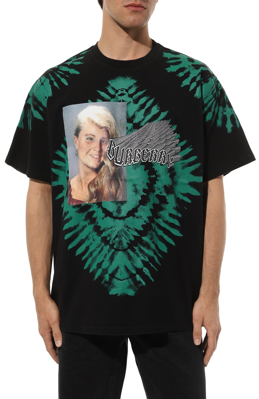 Хлопковая футболка BURBERRY, арт. 8064986, фото 3