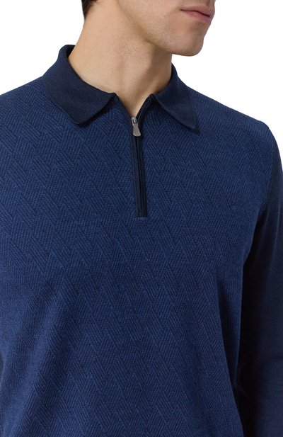 Поло из шерсти и шелка GRAN SASSO, арт. 57137/13126, фото 5