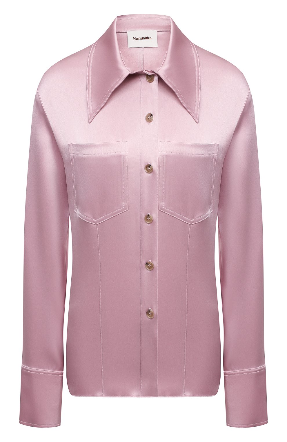 Рубашка NANUSHKA, арт. TIPPI_DESERT R0SE_SLIP SATIN, фото 1