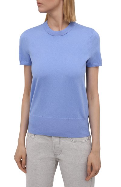 Хлопковый пуловер POLO RALPH LAUREN голубого цвета по цене 13950 руб., арт. 211784760, фото 3 Хлопковый пуловер POLO RALPH LAUREN, арт. 211784760, фото 3