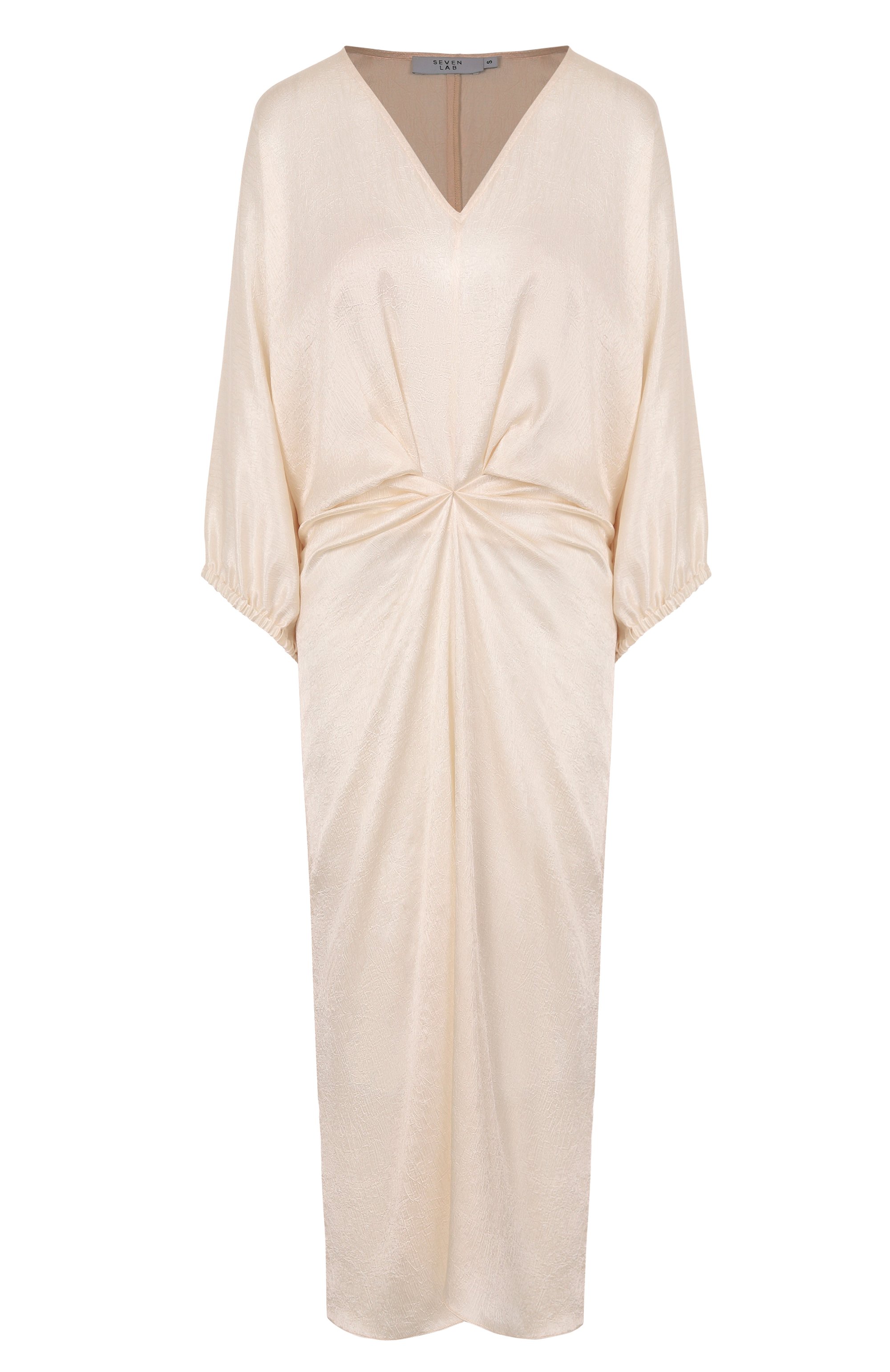 Платье SEVEN LAB кремового цвета по цене 19950 руб., арт. SDS.41.110.580, фото 1 Платье SEVEN LAB, арт. SDS.41.110.580, фото 1