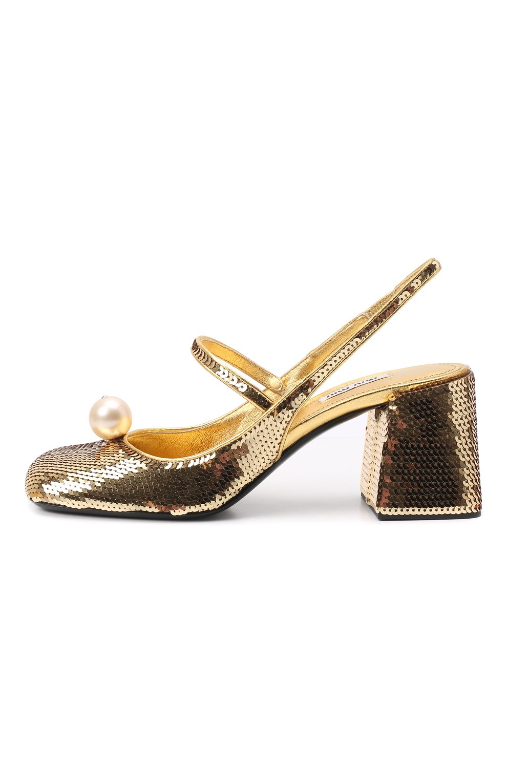 Туфли MIU MIU, арт. 5I656D-959-F0056-M065, фото 4