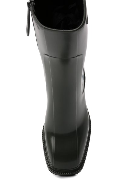 Резиновые ботильоны betty CHLOÉ темно-зеленого цвета по цене 55700 руб., арт. CHC19W239G8, фото 5 Резиновые ботильоны betty CHLOÉ, арт. CHC19W239G8, фото 5