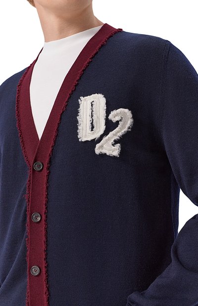 Шерстяной кардиган DSQUARED2, арт. S74HA1642/D13235, фото 5